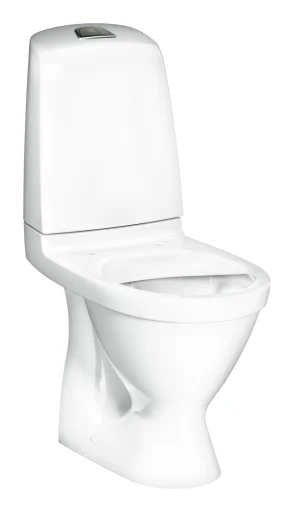 Gustavsberg Nautic 1510L toalett m/skjult P-lås, hygienic flush & ceramicplus, hvit