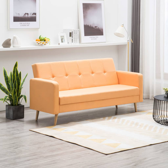vidaXL sofa stof orange