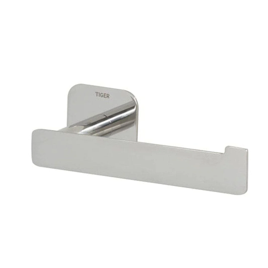 Tiger Colar Toalettrullholder L-shape Blankpolert Krom