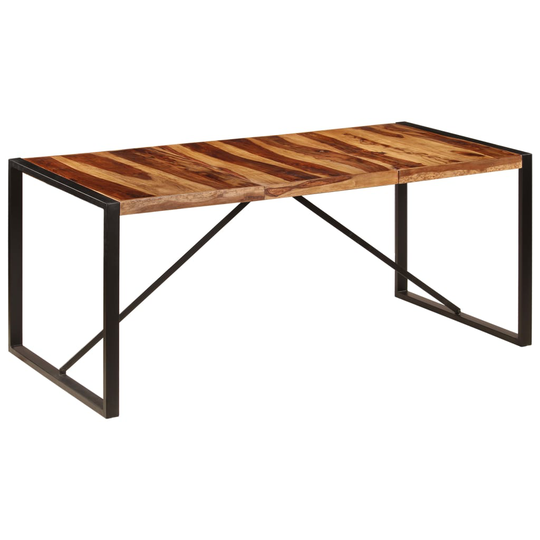 vidaXL spisebord 180 x 90 x 75 cm massivt sheeshamtræ
