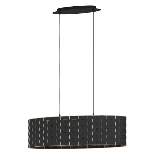 Marasale lang L780 svart, E27, 2X40W