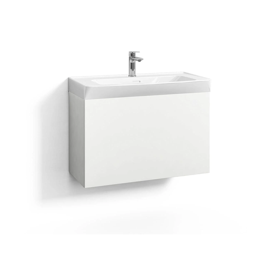 Svedbergs Skapa D35 Skuff Slim Servantskap 80cm / Hvit Matt