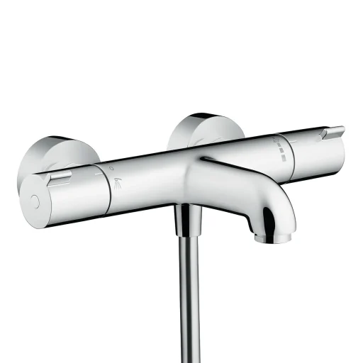 Hansgrohe Ecostat 1001 CL kar-/dusjtermostat m/rosetter og kupplinger, krom