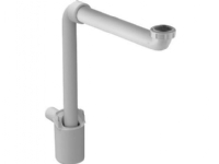 Duravit pladssparende vandlås - Hvid, 1 1/4''