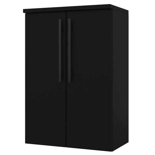 Linn Bad Ingrid Smal Sideskap (Kommode) Svart Matt / 60cm 2 Dører