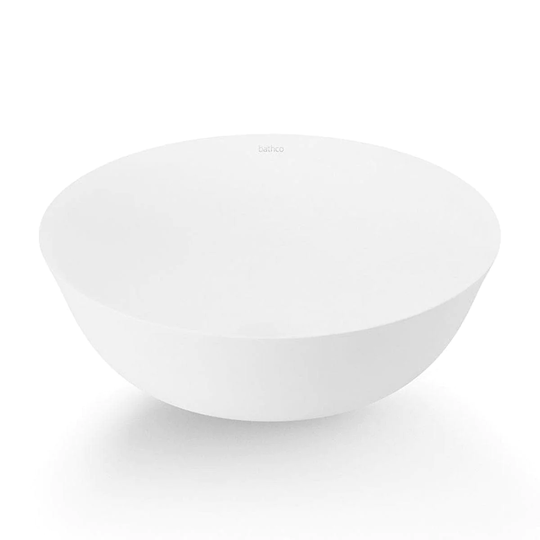 Bathco Parana BolleservantØ41,5cm - Kompositt Hvit Matt