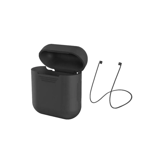 Beskyttelses til Airpods - Sort