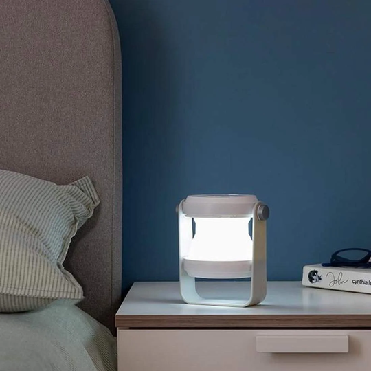 Kombineret Lampe og Lygte - Hvid