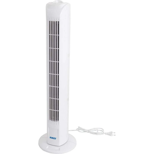 Tårnventilator, 78 cm - 45 W - Hvid