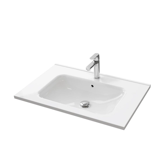 Vikingbad INA D46 Thin Møbelservant B60-180cm - H2cm Hvit / 70cm
