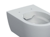 Geberit iCon hvid Rimfree væghængt toilet med skjult montering samt KeraTect belægning