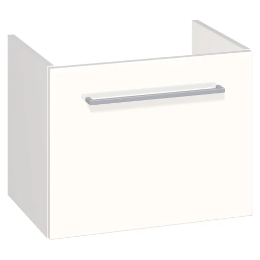 Dansani Mido+ servantskap med 1 skuff, bredde: 50 cm, blank hvit