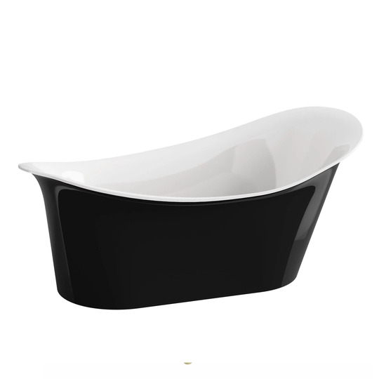 Vikingbad Groos Frittstående Badekar 175 Svart / 175cm