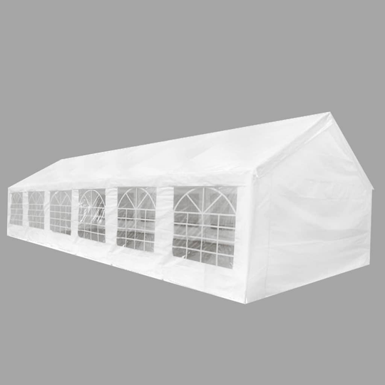 vidaXL festtelt 12 x 6 m hvidt