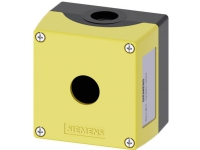 Siemens 3SU1801-0AA00-0AA2 Tomt hus 1 installationspunkt (L x B x H) 85 x 85 x 64 mm Gul 1 stk