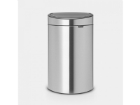 Brabantia Touch Bin - Skraldespand - fliplåg - 33 L - håndtag - affaldsseparation - rustfrit stål, plastik - mat stål
