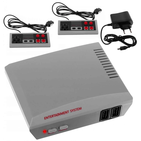 8-bit videospil - 256 spil og to gamepads