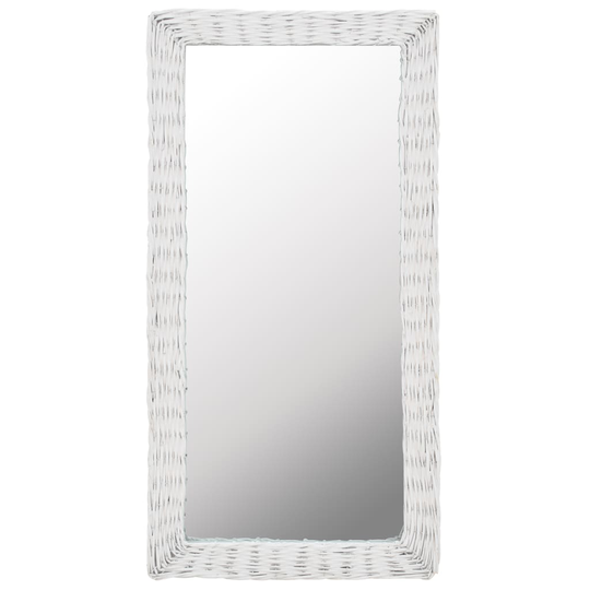 vidaXL spejl flet 50 x 100 cm hvid