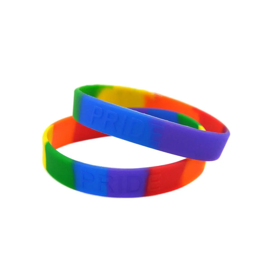 2x Armbånd, Pride - Regnbue