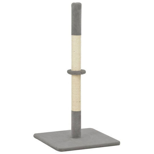vidaXL kradsetræ til katte 40 x 40 x 80 cm sisal grå