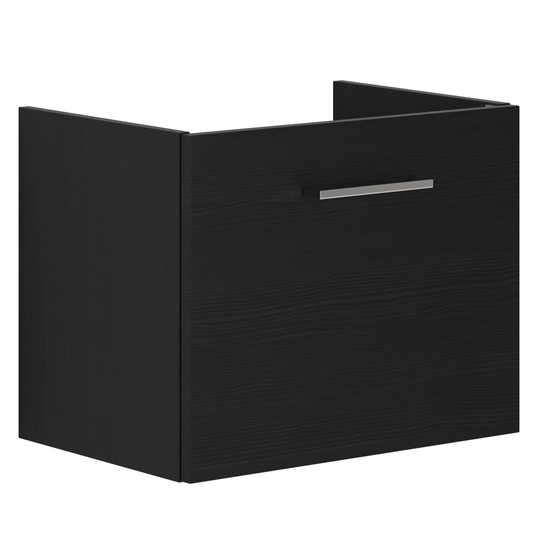 Dansani Mido+ Slim Servantskap 1 Skuff B50-80xd35cm Uten Servant Svart Struktur / 50cm