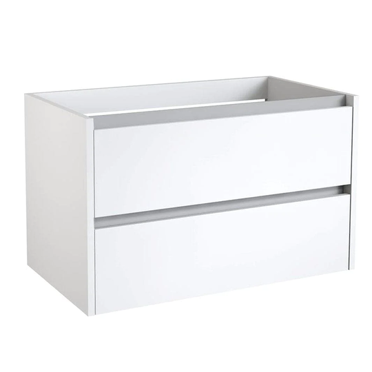 Korsbakken Eris Kommode Hvit Høyglans / 80cm
