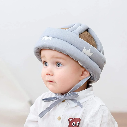 Hovedbeskyttelse til børn - Grå