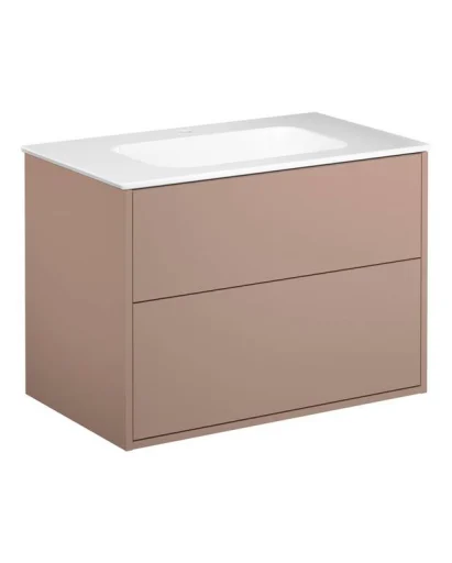 Gustavsberg Artic møbelpakke, 80x46,5 cm, rosa/hvit