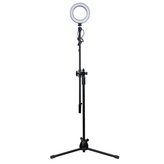 Selfie-lampe med stativ