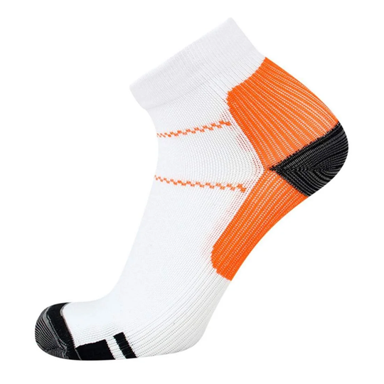 Unisex ankelstrømper med kompression - S / M - Orange