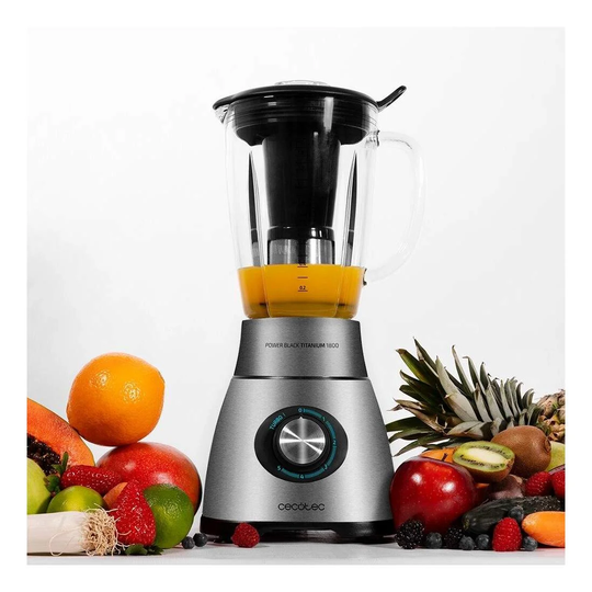 Blender med Glasbeholder, 2.1 L - Black Titanium 1800