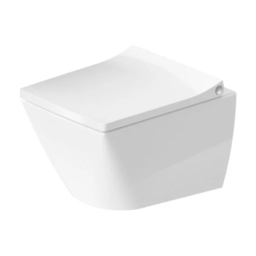 Duravit Viu Compact vegghengt toalett, WonderGliss, hvit