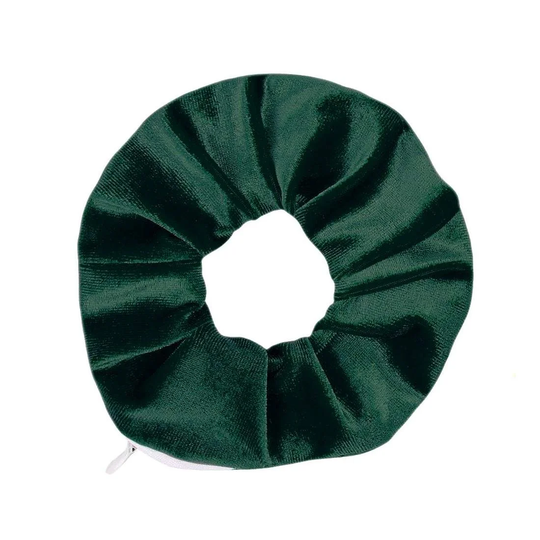 Scrunchie med Lomme - Grøn