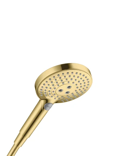 Hansgrohe Raindance Select S 120 3jet hånddusj m/EcoSmart, polert gull-optikk