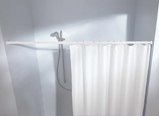 Kleine Wolke stang til dusjforheng 125-220 cm, hvit