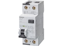 SIEMENS Kombiafbryder C 10A, 1 polet + nul C-karakteristik 6kA kortslutningsbrydeevne 30mA udløsestrøm, 230V AC, 36 mm bred