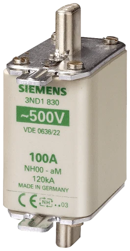 Sikring NH 00-AM 125A, AC 500V, 3ND1832 - 3 stk