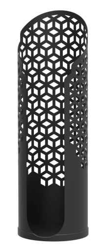 Hefe Rollo reservepapirholder, sort