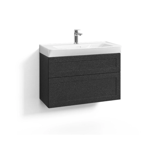 Svedbergs Forma Ramme Servantskap 80cm / 35cm Svart eik