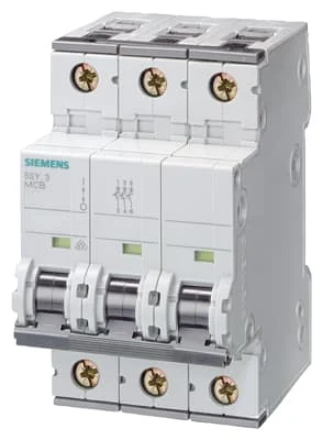 Strømbryter C 8A, 3P, 6kA, 5SY6308-7