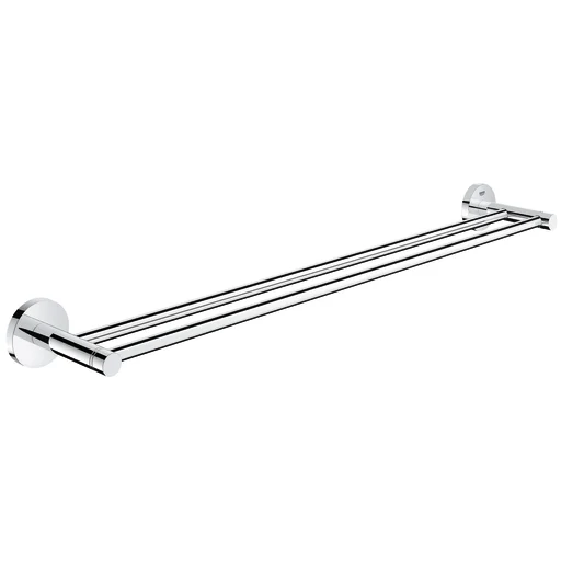 Grohe Essentials dobbel håndklestang 60 cm, krom