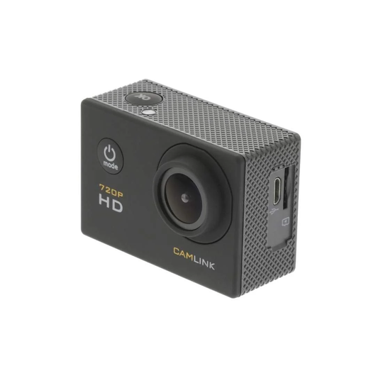 HD Action Kamera 720p, Sort