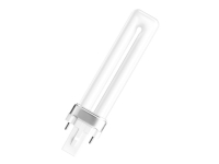 OSRAM DULUX S - Ikke-integreret kompakt fluorescerende lyspære - form: T12 - G23 - 7 W - klasse G - varmt hvidt lys - 3000 K