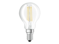 OSRAM STAR CLASSIC P - LED-filament-lyspære - form: P45 - klar finish - E14 - 4 W (tilsvarende 40 W) - klasse E - varmt hvidt lys - 2700 K