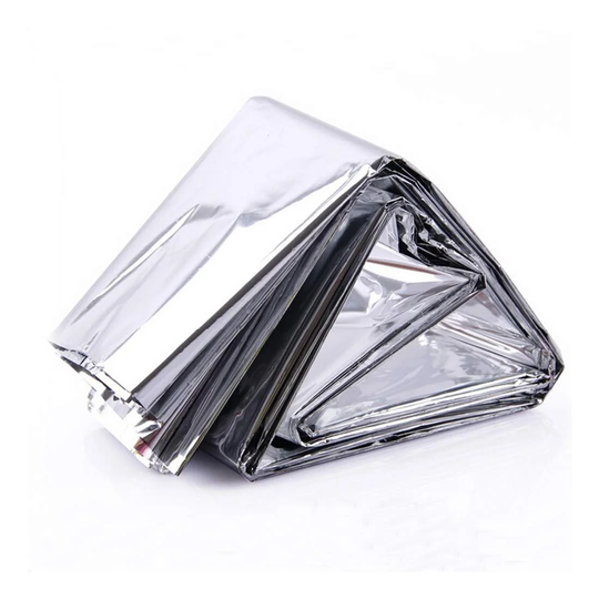 Camping / Nødtæppe / Overlevelsestæppe (Thermal Mylar)