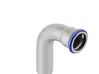 GEBERIT Bøjning 90 grader rustfri 54 mm muffe / nippel mapress