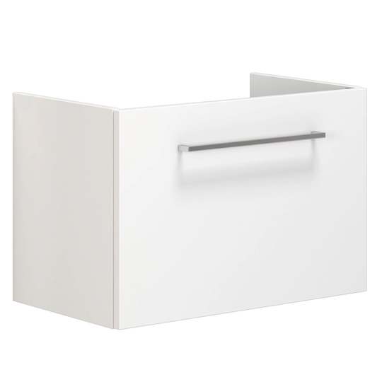 Dansani Mido+ Slim Servantskap 1 Skuff B50-80xd35cm Uten Servant Hvit Høyglans / 60cm