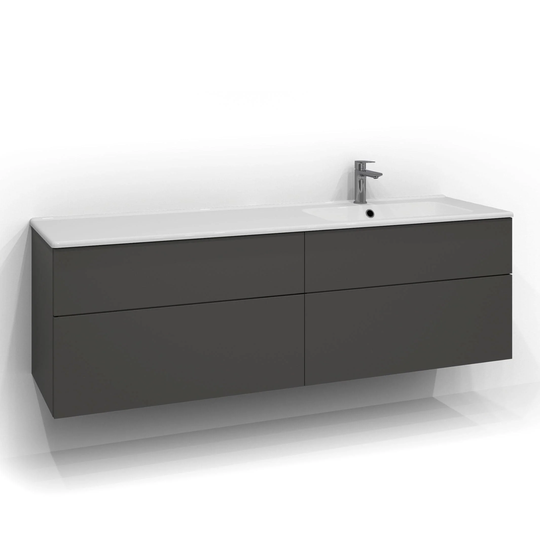 Svedbergs Forma Push Servantskap 160cm / 45cm Skifergrå