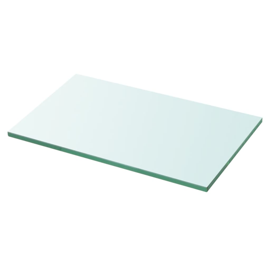 vidaXl hylde glaspanel gennemsigtig 30x15 cm