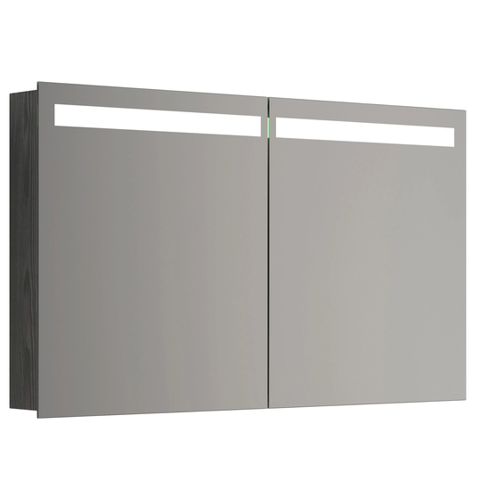 Dansani Mido+ Global Speilskap LED B50-120xh70cm Pine Grey / 120cm